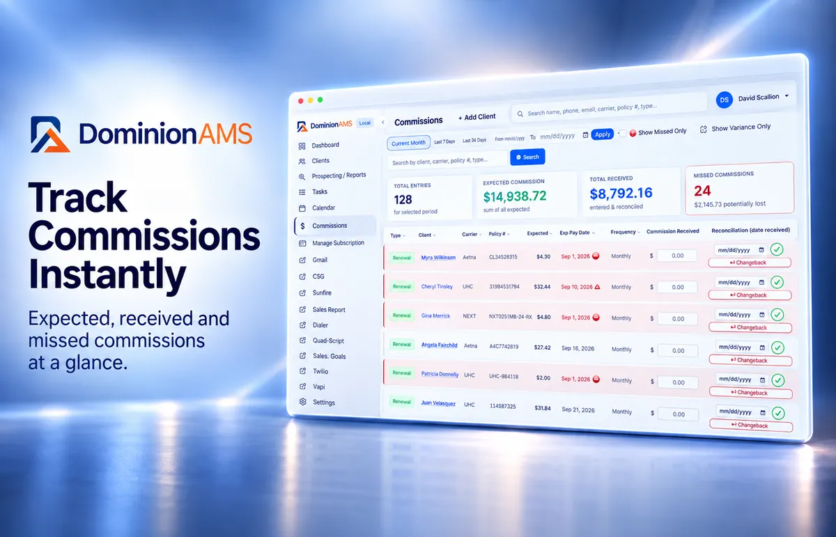 Track Commissions Instantly